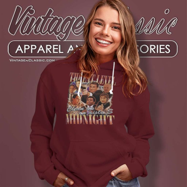 Limited Threat Level Midnight 90s Shirt Us Office Tv Show Hoodie Limited Threat Level Midnight 90s Shirt Us Office Tv Show Hoodie