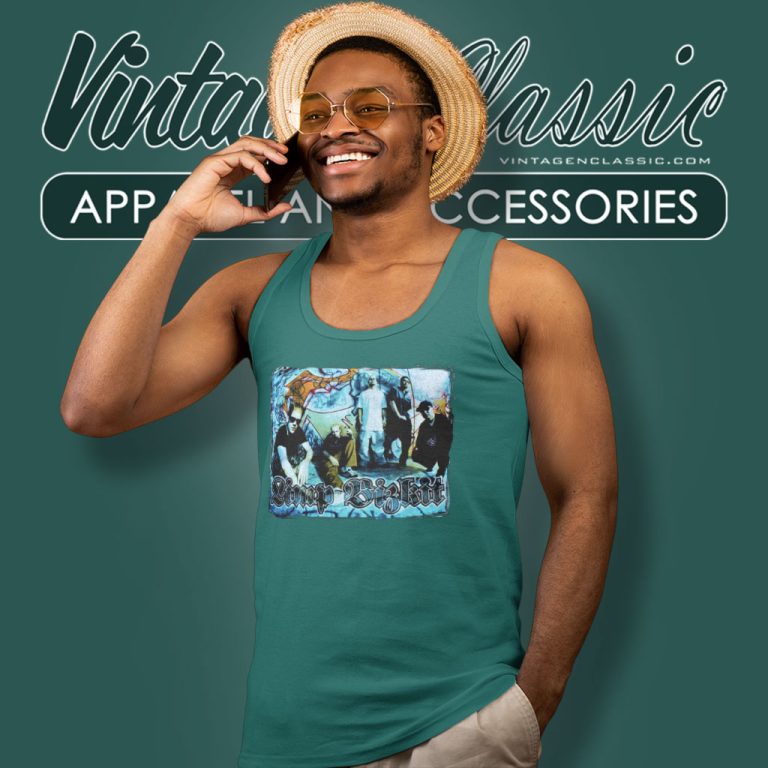 Limp Bizkit 1998 Tour Tank Top Racerback Limp Bizkit 1998 Tour Tank Top Racerback