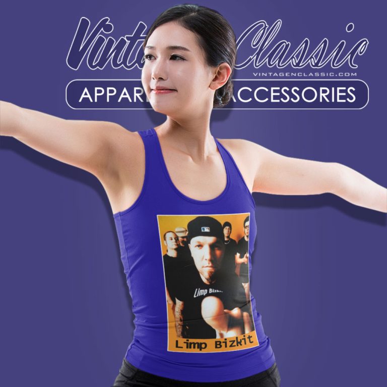 Limp Bizkit Poster Tank Top Racerback Limp Bizkit Poster Tank Top Racerback