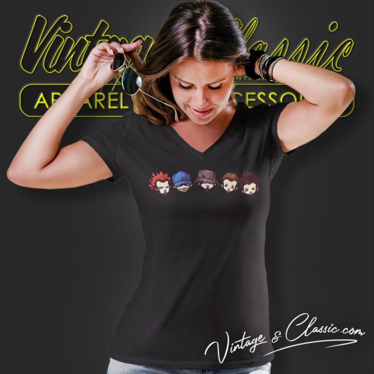 Limp Bizkit Shirt School Bus Duval County V Neck TShirt Limp Bizkit Shirt School Bus Duval County V Neck TShirt