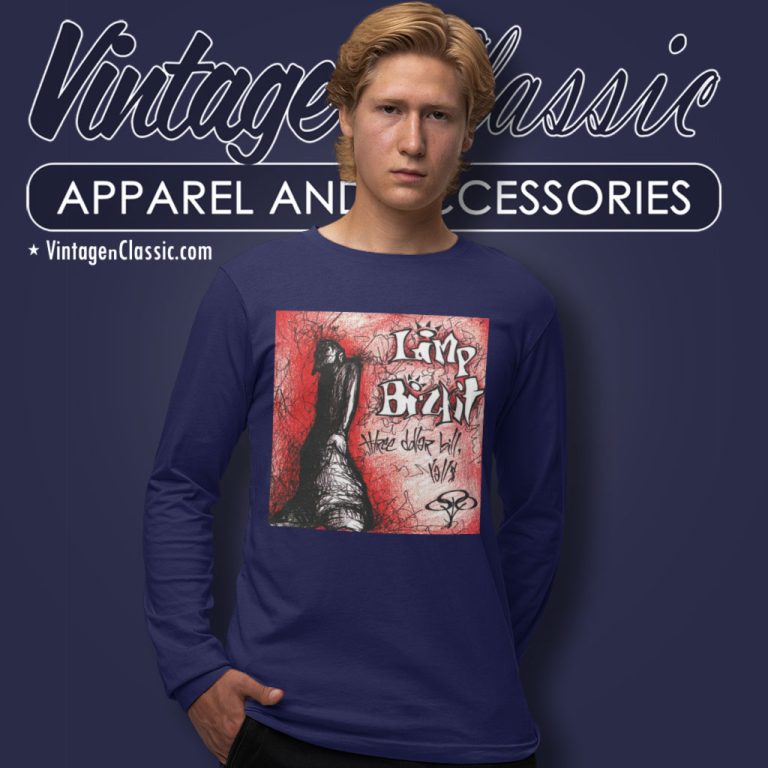 Limp Bizkit Three Dollar Bill Balls Long Sleeve Tee Limp Bizkit Three Dollar Bill Balls Long Sleeve Tee