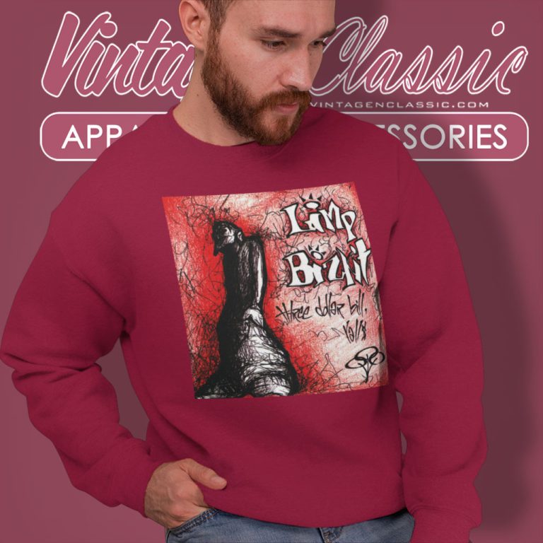Limp Bizkit Three Dollar Bill Balls Sweatshirt Limp Bizkit Three Dollar Bill Balls Sweatshirt