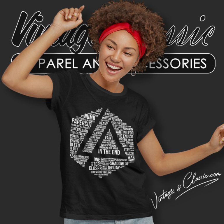 Linkin Park All Name Album Women T Shirt Linkin Park All Name Album Women T Shirt