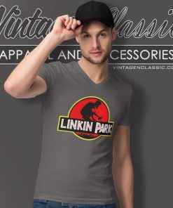 Linkin Park Classic Meteora V Neck TShirt