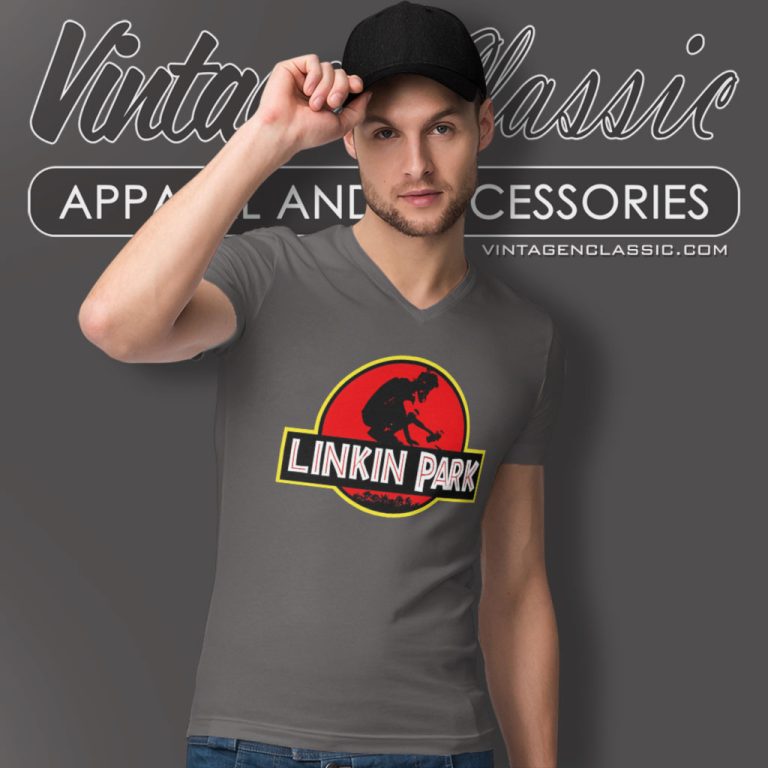 Linkin Park Classic Meteora V Neck TShirt Linkin Park Classic Meteora V Neck TShirt