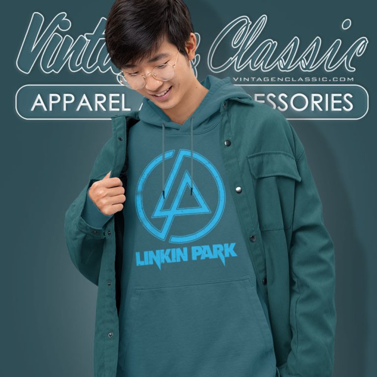 Linkin Park Distressed Logo Hoodie Linkin Park Distressed Logo Hoodie