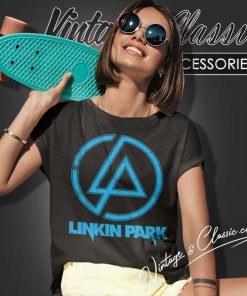 Linkin Park Distressed Logo Women T Shirt