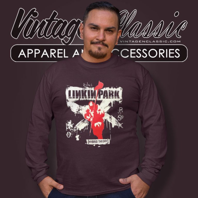 Linkin Park Hybrid Theory Album Long Sleeve Tee Linkin Park Hybrid Theory Album Long Sleeve Tee