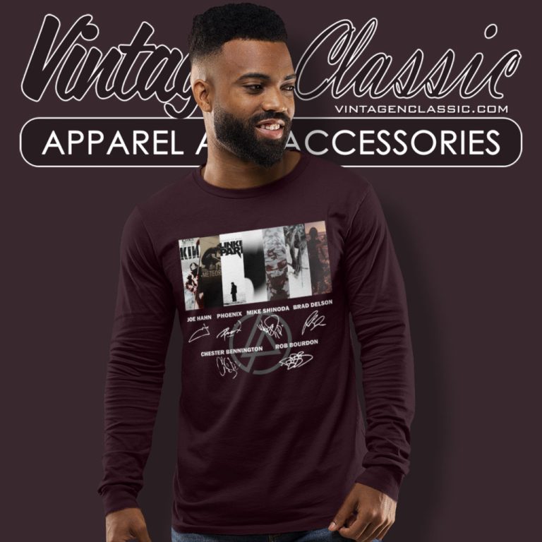 Linkin Park Logo Signature Long Sleeve Tee Linkin Park Logo Signature Long Sleeve Tee