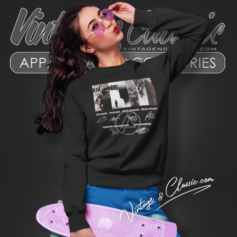 Linkin Park Logo Signature Sweatshirt Linkin Park Logo Signature Sweatshirt