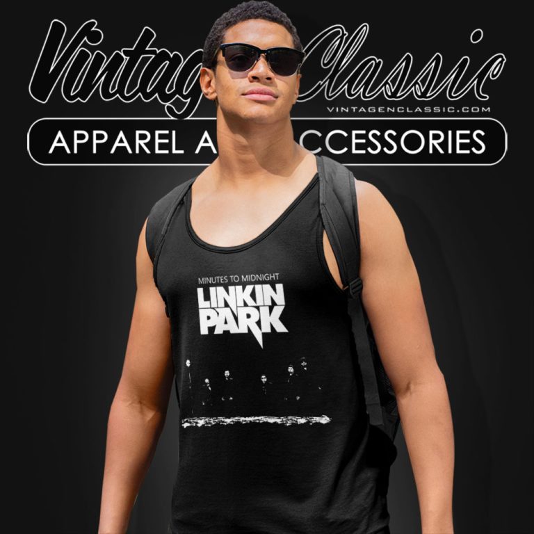 Linkin Park Minutes To Midnight Tank Top Racerback Linkin Park Minutes To Midnight Tank Top Racerback