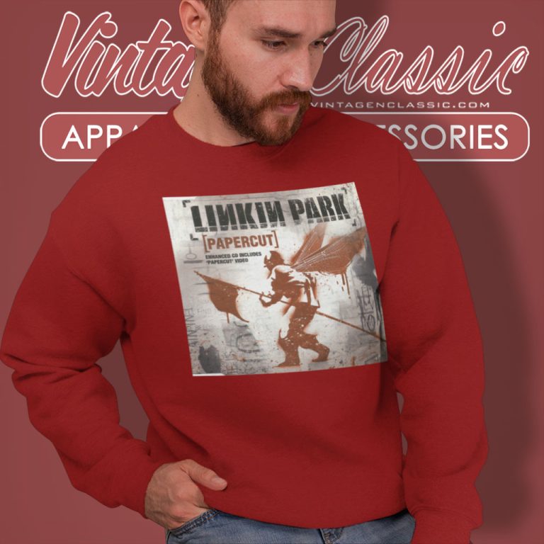 Linkin Park Papercut Sweatshirt Linkin Park Papercut Sweatshirt