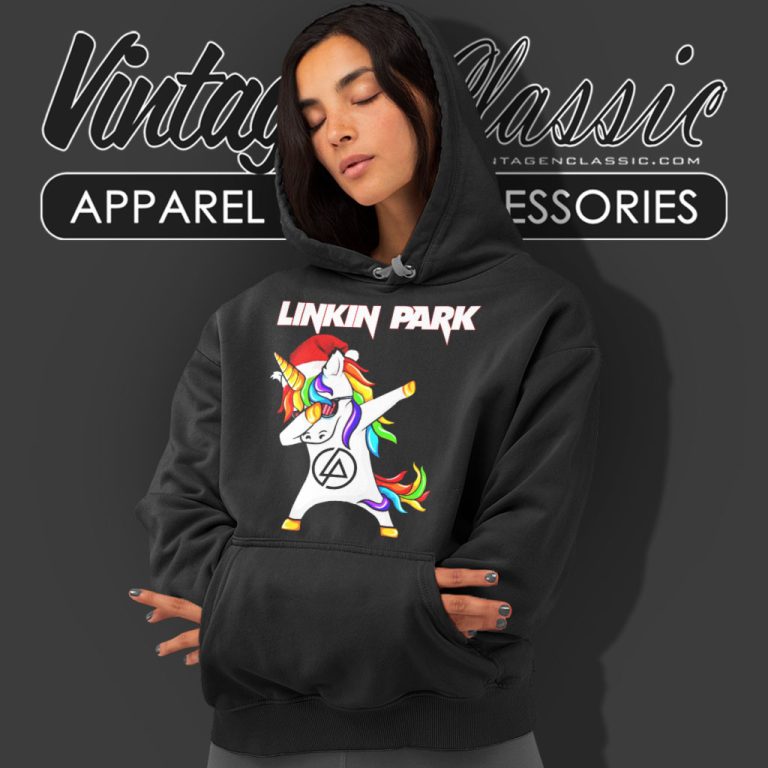 Linkin Park Shirt Dabbing Unicorn Christmas Hoodie Linkin Park Shirt Dabbing Unicorn Christmas Hoodie