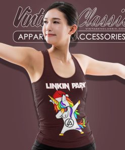 Linkin Park Shirt Dabbing Unicorn Christmas 4 Linkin Park Shirt Dabbing Unicorn Christmas Tank Top Racerback