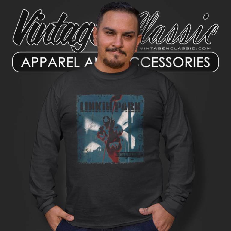Linkin Park Shirt Hybrid Theory Album Long Sleeve Tee Linkin Park Shirt Hybrid Theory Album Long Sleeve Tee