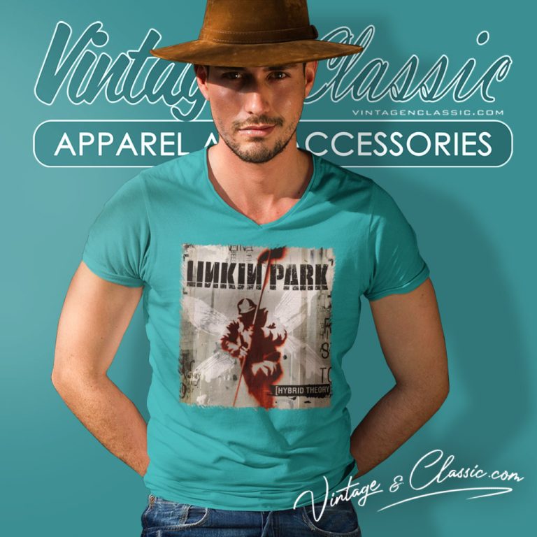 Linkin Park Shirt Hybrid Theory V Neck TShirt Linkin Park Shirt Hybrid Theory V Neck TShirt