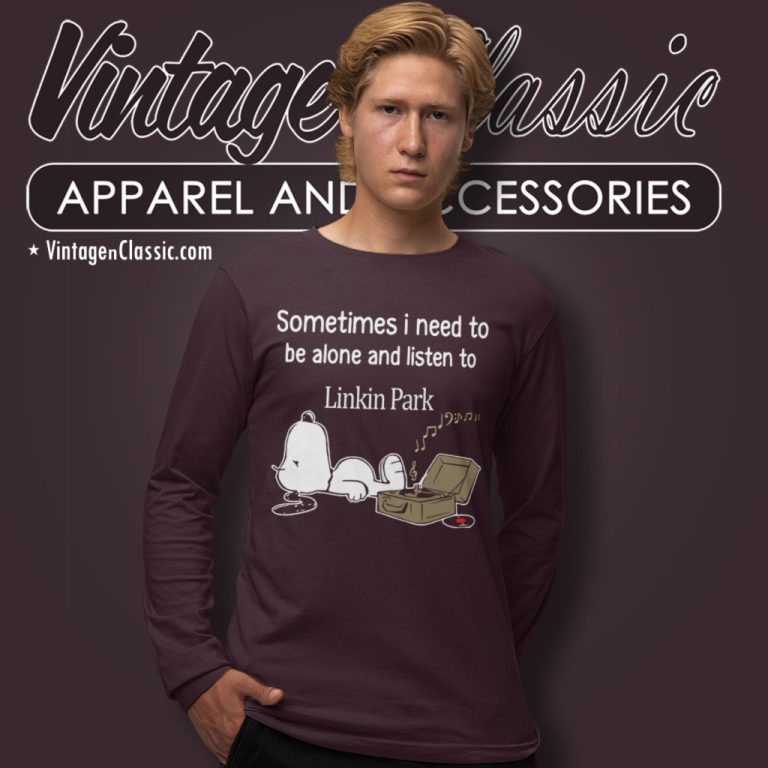 Linkin Park Shirt Sometimes Need To Be Alone Long Sleeve Tee Linkin Park Shirt Sometimes Need To Be Alone Long Sleeve Tee