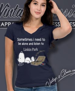 Linkin Park Shirt Sometimes Need To Be Alone V Neck TShirt