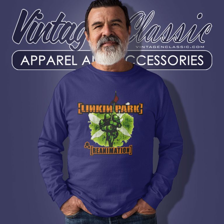 Linkin Park Soldier Animated Long Sleeve Tee Linkin Park Soldier Animated Long Sleeve Tee