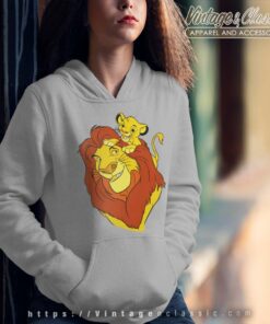 Lion King Simba And Mufasa Father And Son Hoodie