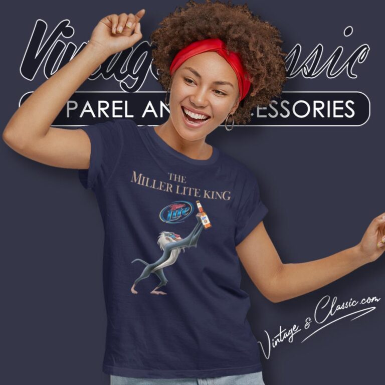 Lion King The Miller Lite Beer King Women T Shirt Lion King The Miller Lite Beer King Women T Shirt