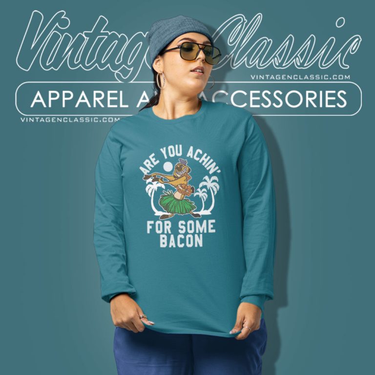Lion King Timon Achin For Bacon Long Sleeve Tee Lion King Timon Achin For Bacon Long Sleeve Tee