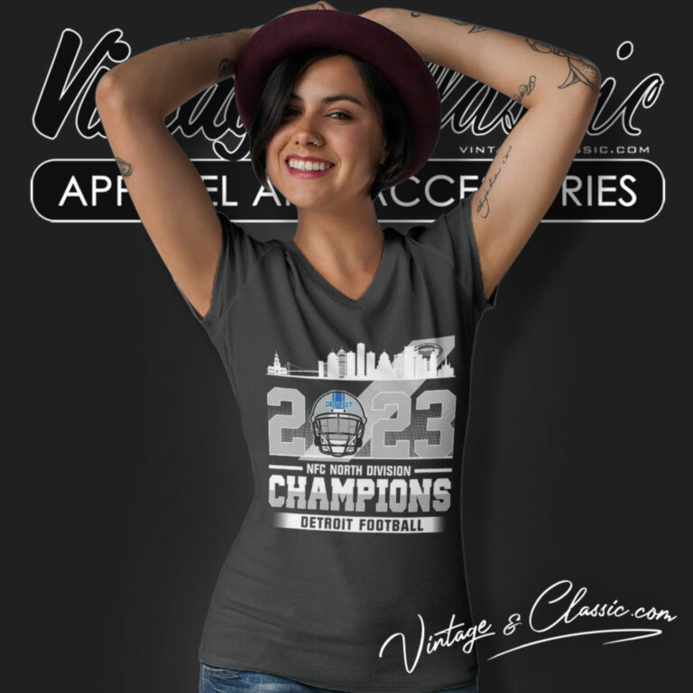 Lions Division Champs Shirt Nfc North Champions V Neck TShirt Lions Division Champs Shirt Nfc North Champions V Neck TShirt