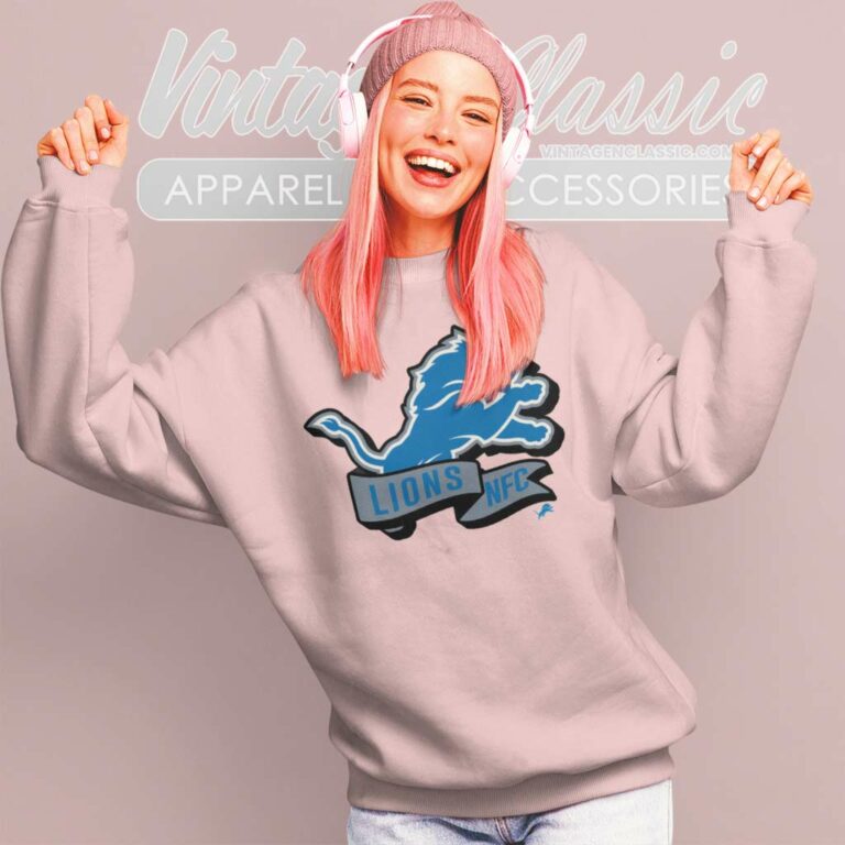 Lions Nfc Nfl Detroit Lions Logo Sweatshirt Lions Nfc Nfl Detroit Lions Logo Sweatshirt