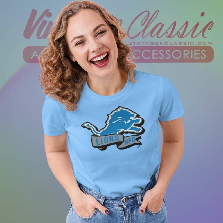 Lions Nfc Nfl Detroit Lions Logo Women TShirt Lions Nfc Nfl Detroit Lions Logo Women TShirt