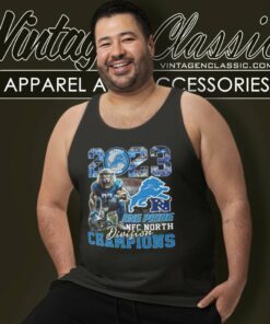 Lions One Pride Nfc North Division Champions 2023 Tank Top Racerback