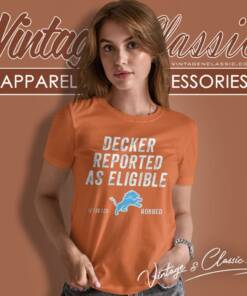 Lions Robbed Decker Reported As Eligible 2023 Shirt 6 Lions Robbed Decker Reported As Eligible 2023 Women T Shirt