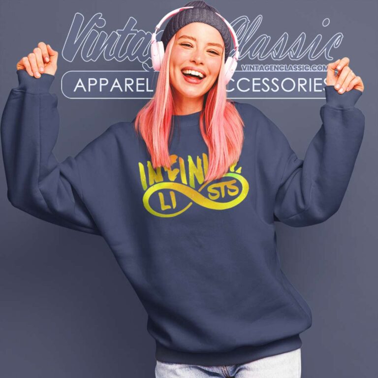 Listes Infinies Gold Logo Galaxy Sweatshirt Listes Infinies Gold Logo Galaxy Sweatshirt