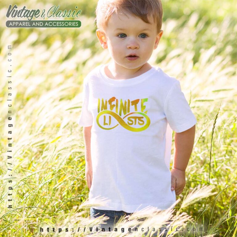 Listes Infinies Gold Logo Galaxy T Shirt Youth and Kid Recovered Listes Infinies Gold Logo Galaxy T Shirt Youth and Kid Recovered