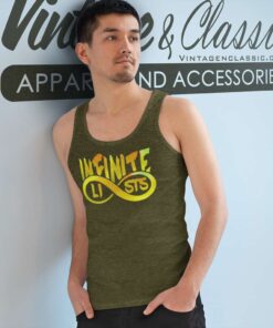 Listes Infinies Gold Logo Galaxy Shirt 6 Listes Infinies Gold Logo Galaxy Tank Top Racerback