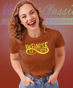 Listes Infinies Gold Logo Galaxy Shirt 8 Listes Infinies Gold Logo Galaxy Women TShirt