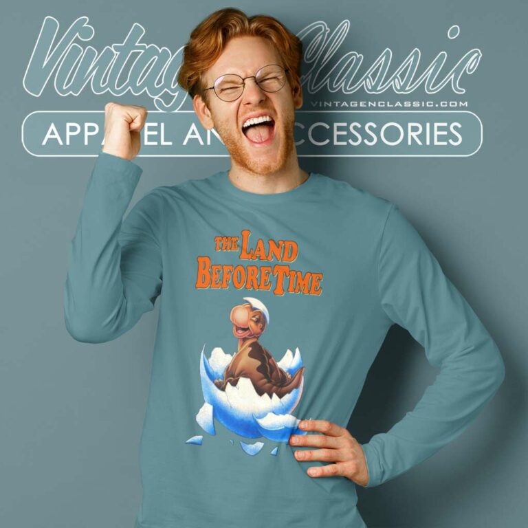 Littlefoot Shirt The Land Before Time Long Sleeve Tee Littlefoot Shirt The Land Before Time Long Sleeve Tee