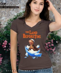 Littlefoot Shirt The Land Before Time V Neck TShirt