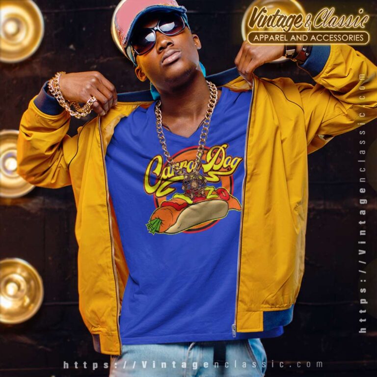 Lizzo Carrot Dog Glizzy Logo Official V Neck TShirt Lizzo Carrot Dog Glizzy Logo Official V Neck TShirt