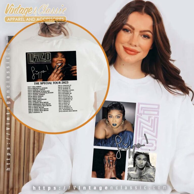 Lizzo Special World Tour 2023 Concert Sweatshirt 2 Lizzo Special World Tour 2023 Concert Sweatshirt 2