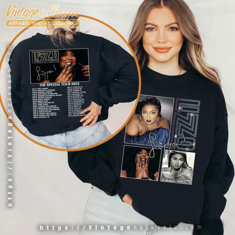 Lizzo Special World Tour 2023 Concert Sweatshirt Lizzo Special World Tour 2023 Concert Sweatshirt