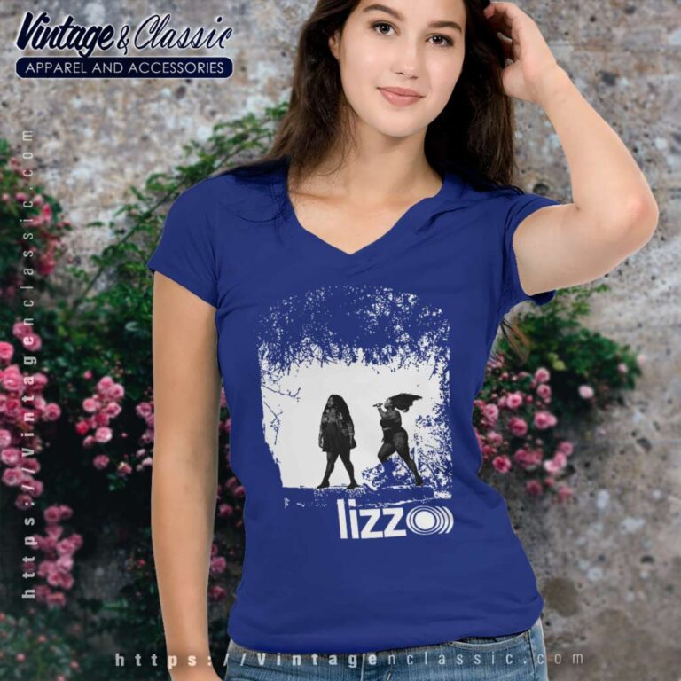 Lizzo Sunn O Metal V Neck TShirt Lizzo Sunn O Metal V Neck TShirt