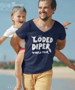 Loded Diper World Tour Shirt Merch Im Sorry Women Tour V Neck TShirt