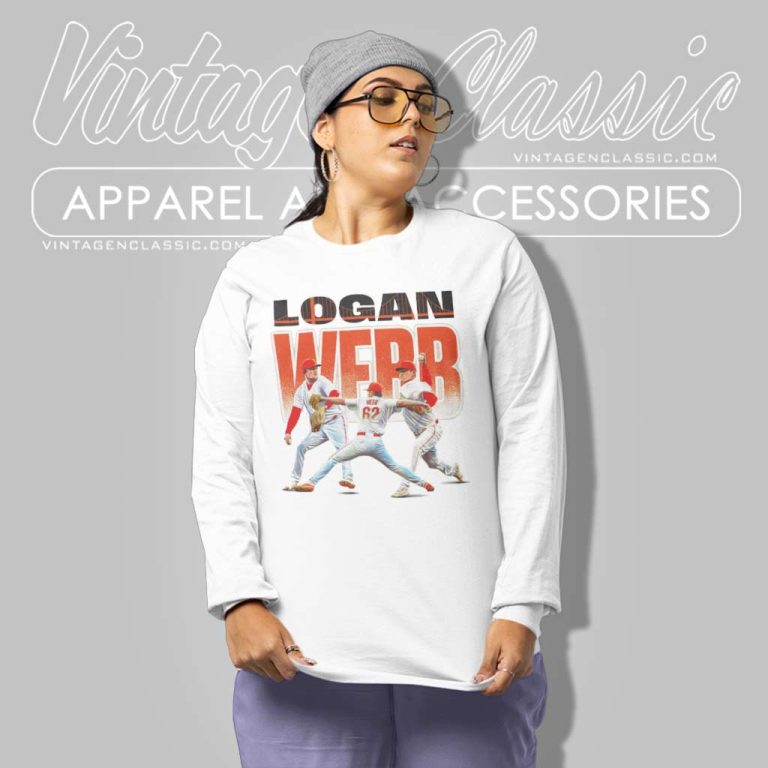 Logan Webb San Francisco Giants Long Sleeve Tee Logan Webb San Francisco Giants Long Sleeve Tee
