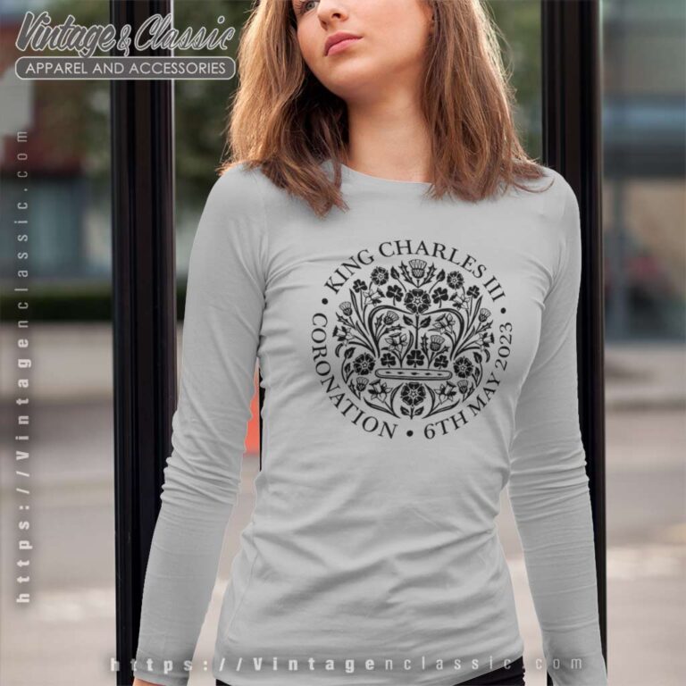 Logo King Charles Iii Coronation Long Sleeve Tee Logo King Charles Iii Coronation Long Sleeve Tee