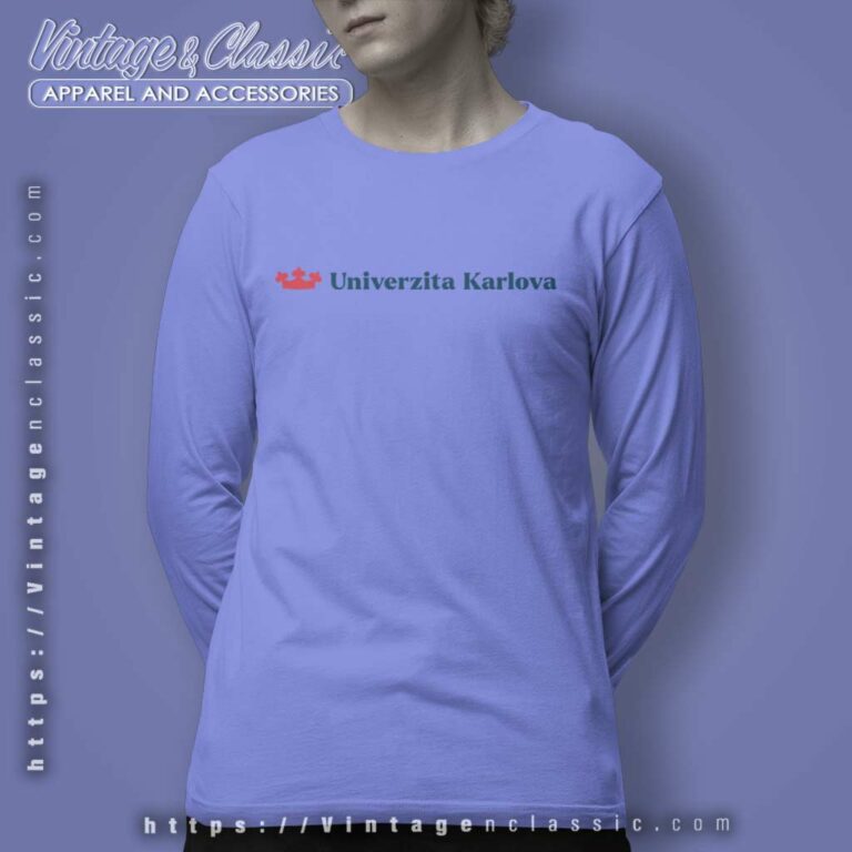 Logo Of The Charles University Long Sleeve Tee Logo Of The Charles University Long Sleeve Tee