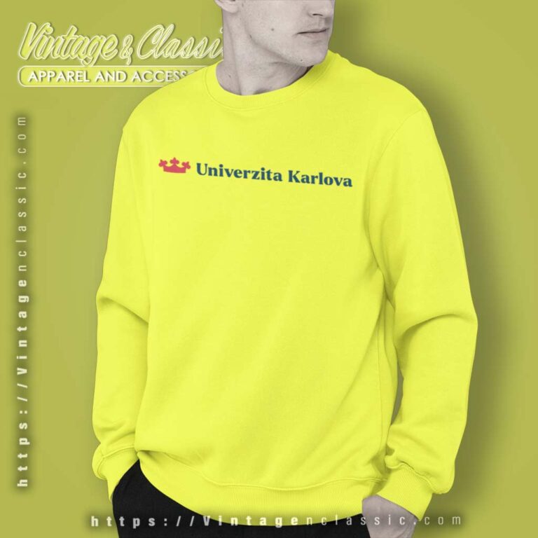 Logo Of The Charles University Sweatshirt Logo Of The Charles University Sweatshirt