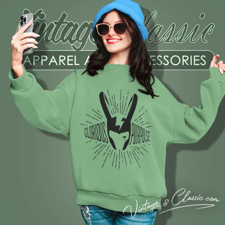 Loki Glorious Purpose Sweatshirt Loki Glorious Purpose Sweatshirt