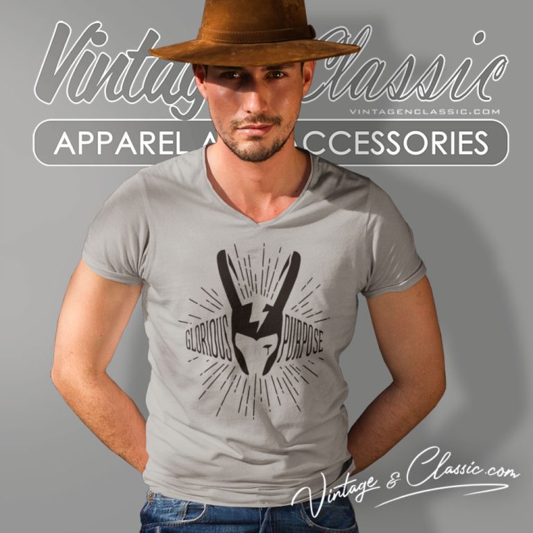 Loki Glorious Purpose V Neck TShirt Loki Glorious Purpose V Neck TShirt