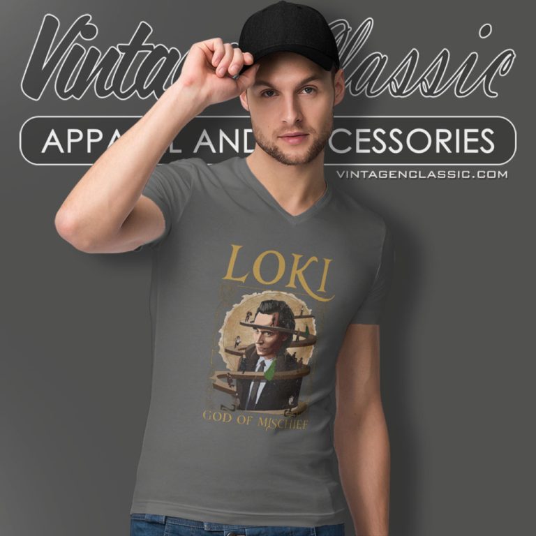 Loki Marvel Shirt God Of Mischief Season 2 V Neck TShirt Loki Marvel Shirt God Of Mischief Season 2 V Neck TShirt