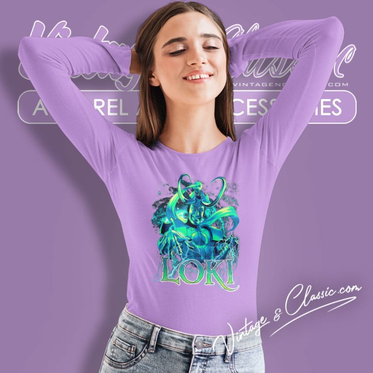 Loki Master Of Mischief Shirt Psycho Lightning Grin Long Sleeve Tee Loki Master Of Mischief Shirt Psycho Lightning Grin Long Sleeve Tee